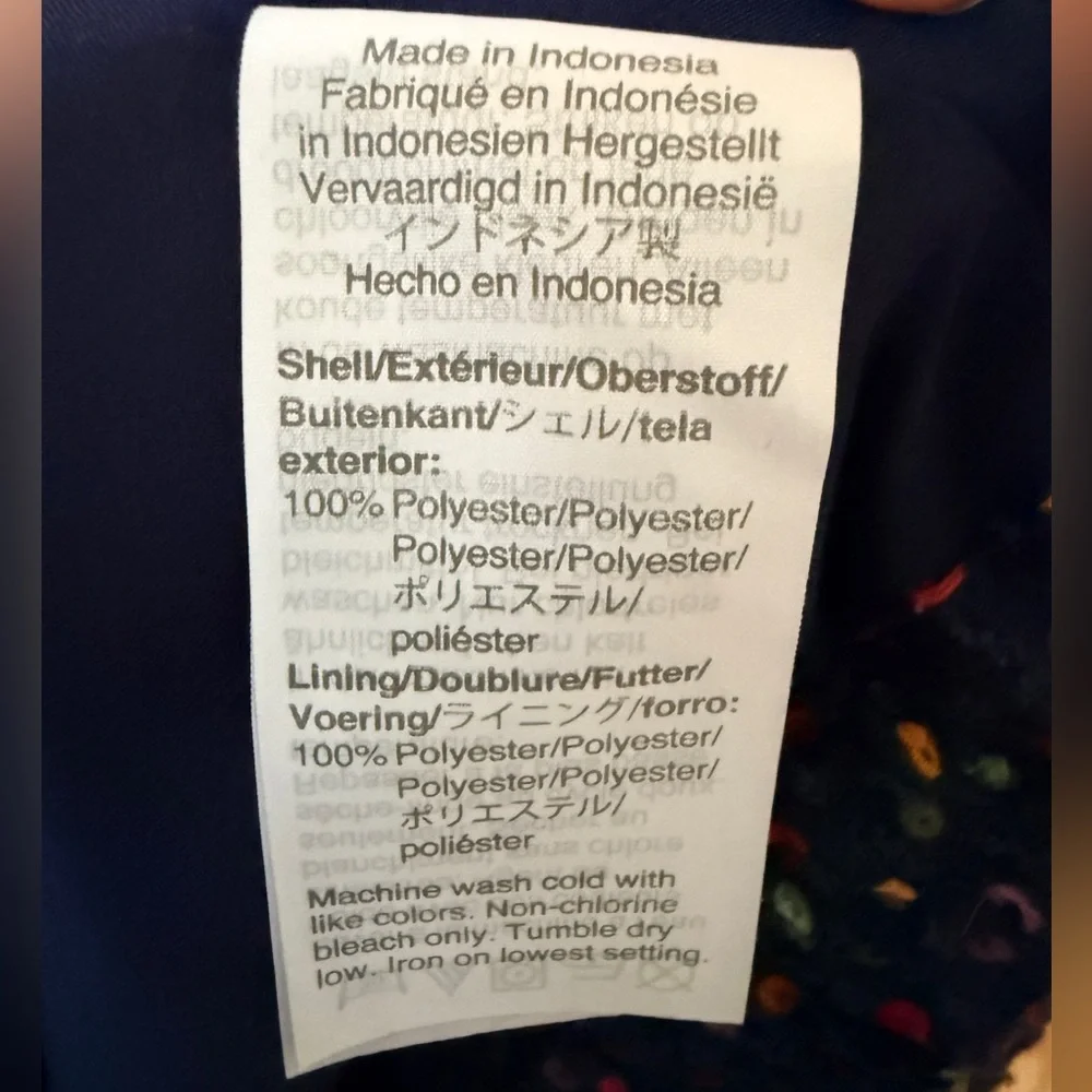 Madewell Lyric Wrap Top in Sugar Dot Size L - Picture 7 of 8